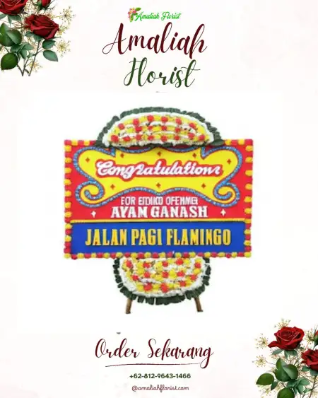 Sewa Papan Bunga Melatiwangi
